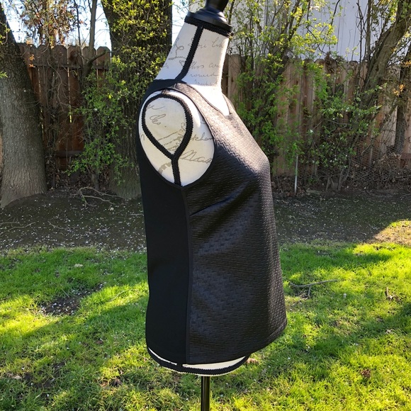 Banana Republic black rectangular pattern texture - Picture 3 of 5